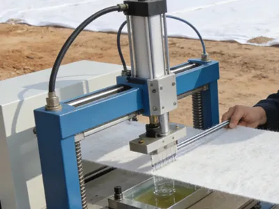 في صناعة مواد تكسية أرضية (الجيوتكستيل)