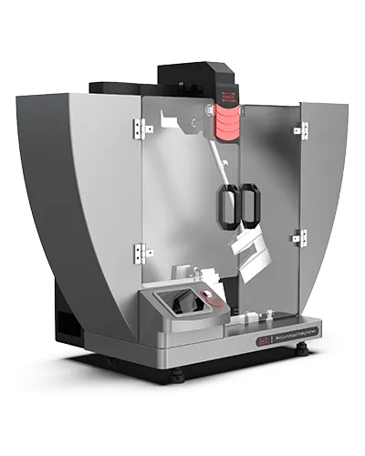 ماكينة اختبار مقاومة الصدم بنظام البندول للبلاستيك (نظام متكامل لاختبارات، تشاربي / أيزود)