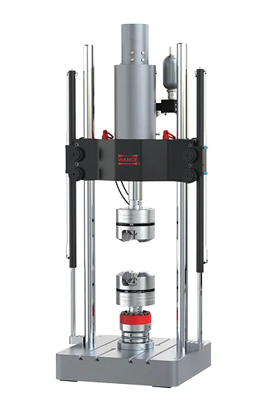 ماكينة اختبار بنظام سيرفو هيدروليك لقياس الصمود والتحمل (نظام متكامل لاختبار الكلال والعمر الافتراضي والتحمل للمواد، طراز مدمج)