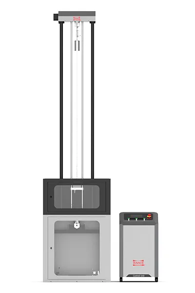 جهاز اختبار مقاومة الأنابيب للصدمات بتقنية الوزن الساقط (نظام متطور يحاكي صلابة الأنابيب وقدرتها على امتصاص الضربات المفاجئة دون تكسر)