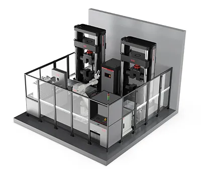 نظام روبوتي ذكي لفحص شد الصفائح والألواح المعدنية والإنشائية