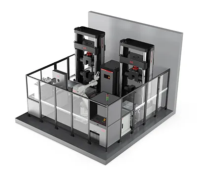 نظام روبوتي ذكي لفحص شد الصفائح والألواح المعدنية والإنشائية