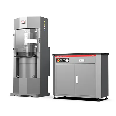 نظام اختبار الضغط بمحرك سيرفو (نظام فحص ذكي لاختبار مقاومة الانضغاط ومعايير المرونة للخرسانة ومواد البناء)